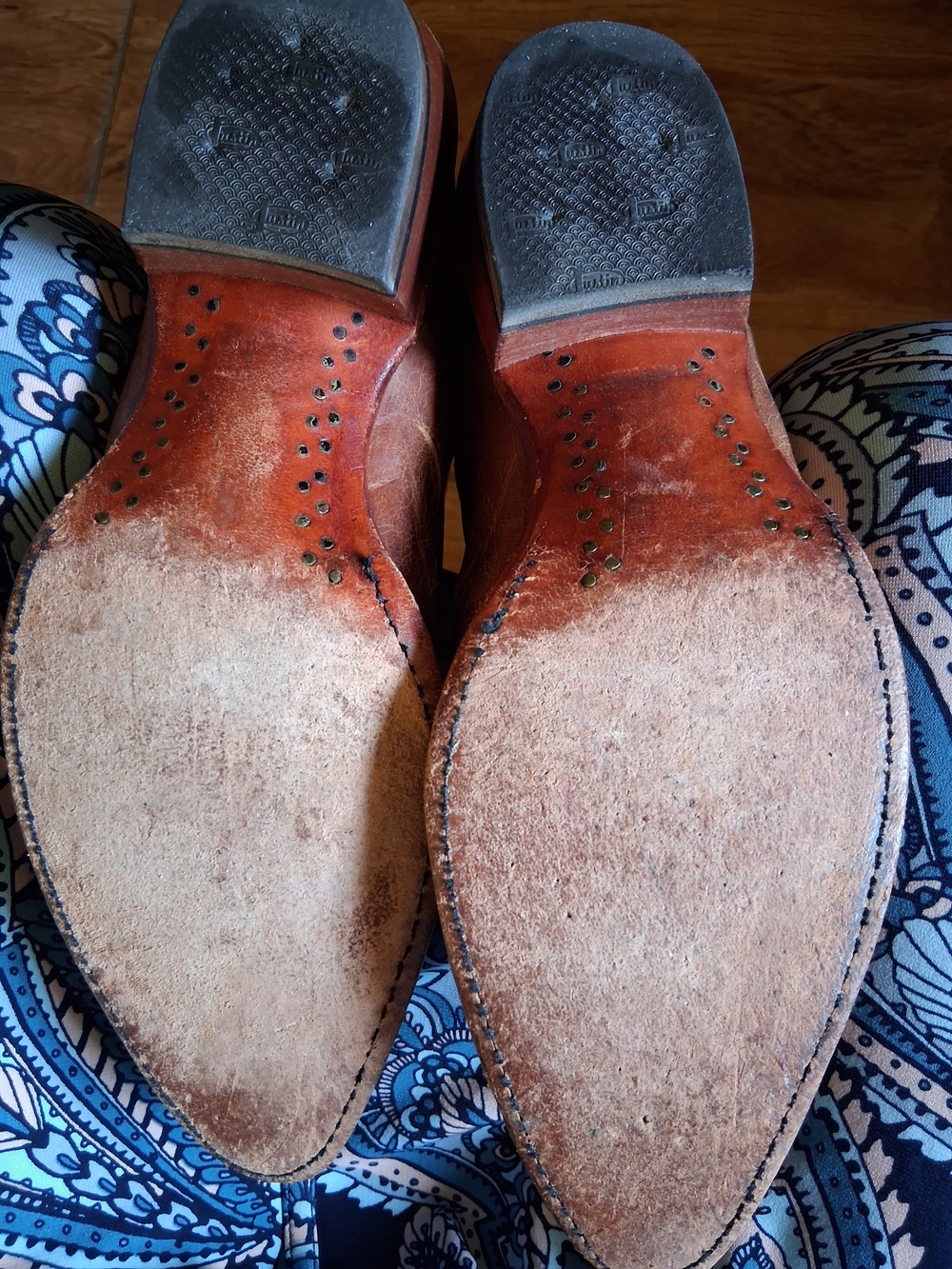 Justin Boots Brown & Tan Woman's Western Cowboy Boots - Picture 5 of 9